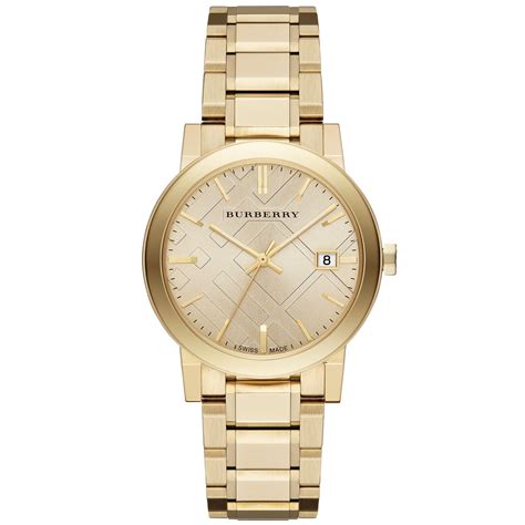 men's gold burberry watch|burberry swiss made watch price.